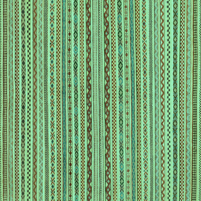 Square Abstract Turquoise Modern Rug, abs2201turq