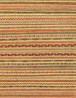 Abstract Saffron Yellow Modern Rug, abs2201