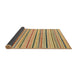 Sideview of Abstract Chrome Gold Yellow Solid Rug, abs2202