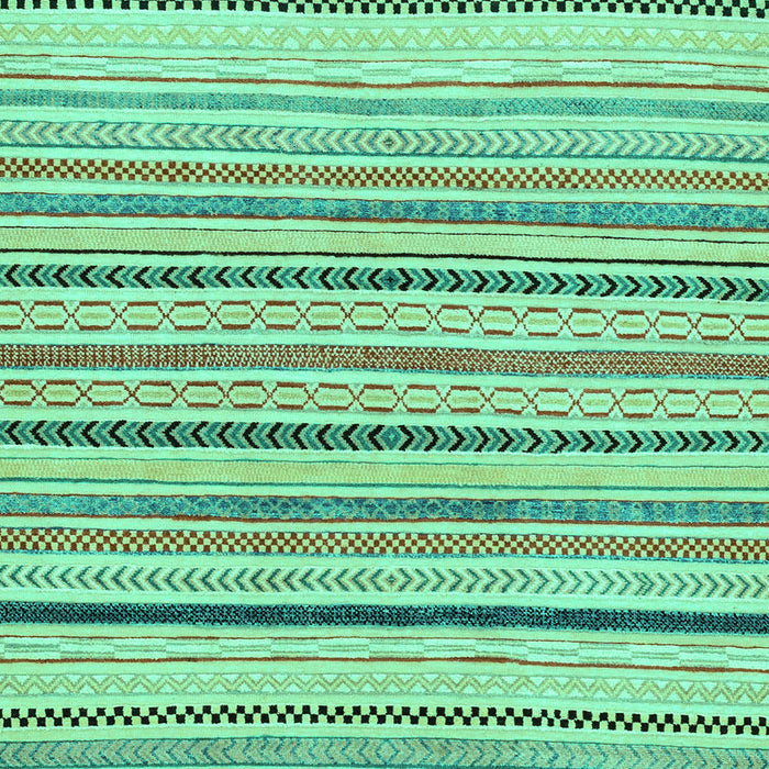 Machine Washable Solid Turquoise Modern Area Rugs, wshabs2202turq