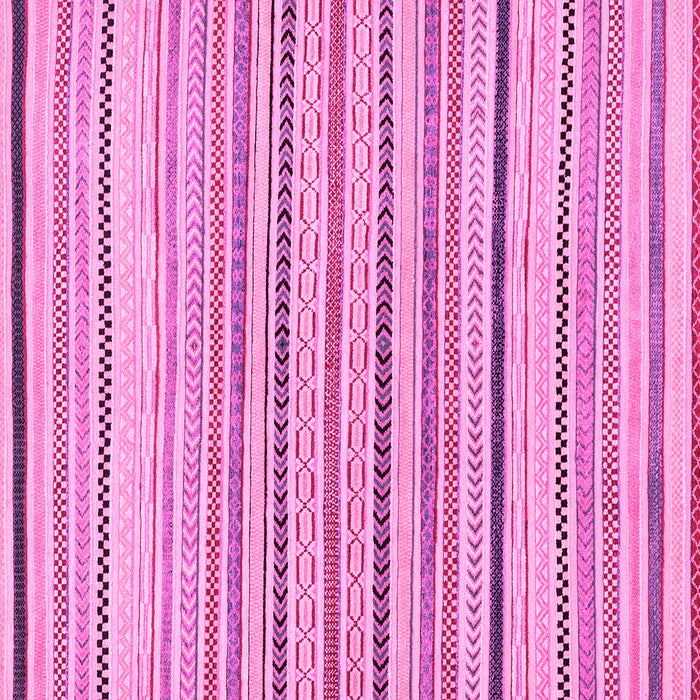 Square Machine Washable Solid Pink Modern Rug, wshabs2202pnk