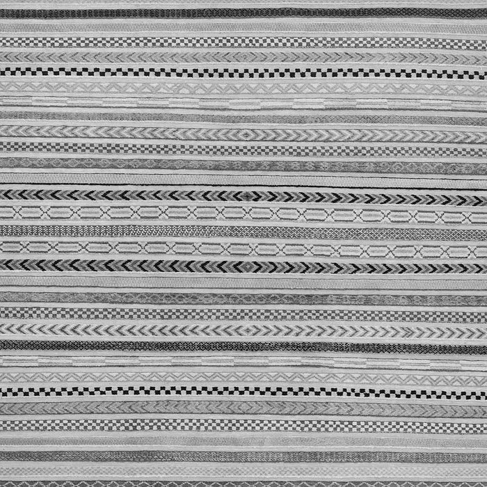 Square Machine Washable Solid Gray Modern Rug, wshabs2202gry