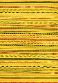 Solid Yellow Modern Rug, abs2202yw