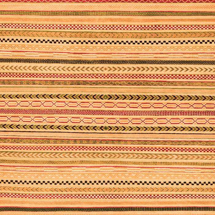 Square Machine Washable Solid Orange Modern Area Rugs, wshabs2202org