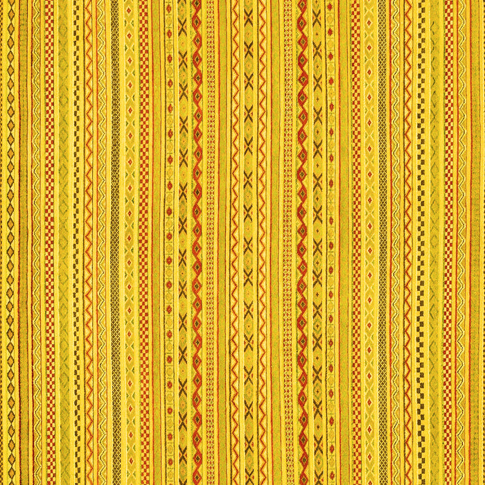 Square Machine Washable Abstract Yellow Modern Rug, wshabs2203yw