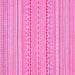 Square Abstract Pink Modern Rug, abs2203pnk