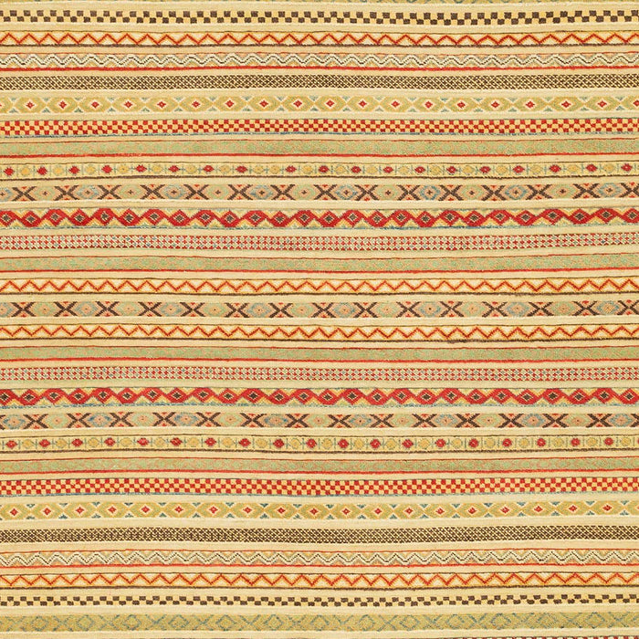 Abstract Chrome Gold Yellow Modern Rug, abs2203