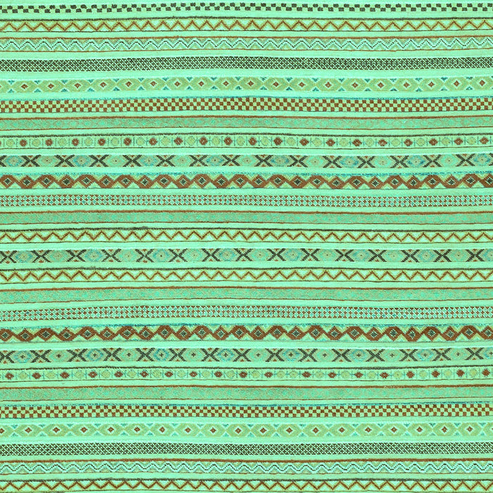 Machine Washable Abstract Turquoise Modern Area Rugs, wshabs2203turq