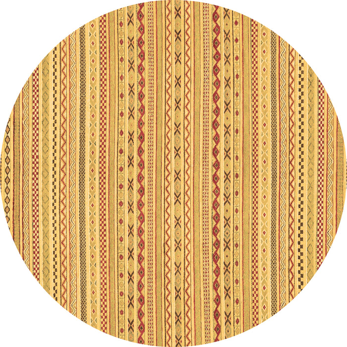 Round Machine Washable Abstract Brown Modern Rug, wshabs2203brn