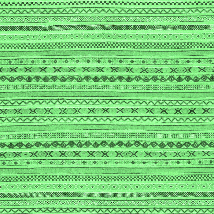 Machine Washable Abstract Emerald Green Modern Area Rugs, wshabs2203emgrn