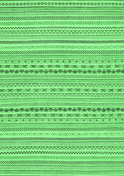 Abstract Emerald Green Modern Rug, abs2203emgrn