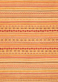 Abstract Orange Modern Rug, abs2203org