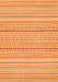 Abstract Orange Modern Rug, abs2203org