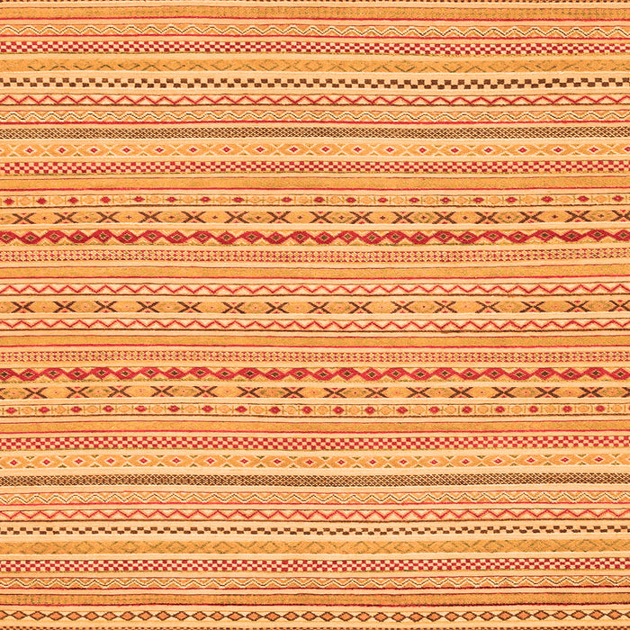 Square Abstract Orange Modern Rug, abs2203org