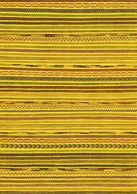 Abstract Yellow Modern Rug, abs2204yw