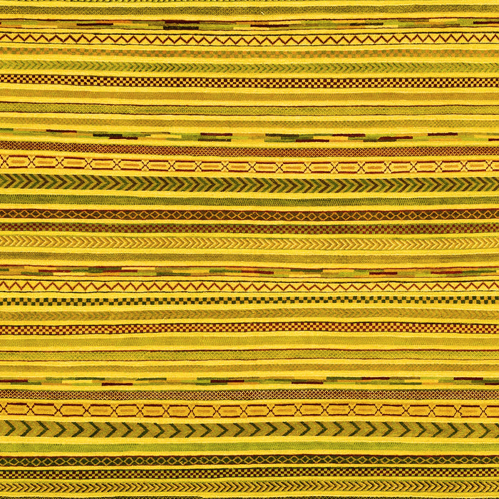 Abstract Yellow Modern Rug, abs2204yw