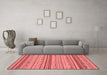 Modern Red Washable Rugs