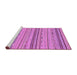 Sideview of Machine Washable Abstract Purple Modern Area Rugs, wshabs2204pur