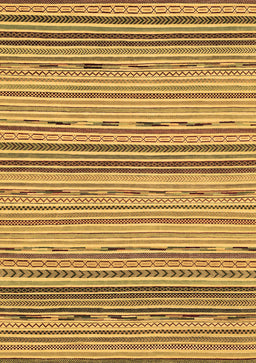 Abstract Brown Modern Rug, abs2204brn