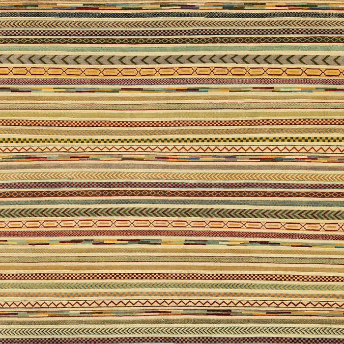 Machine Washable Abstract Chrome Gold Yellow Rug, wshabs2204