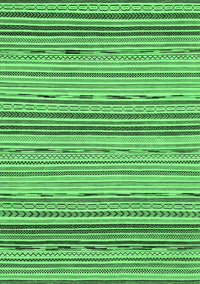 Abstract Emerald Green Modern Rug, abs2204emgrn