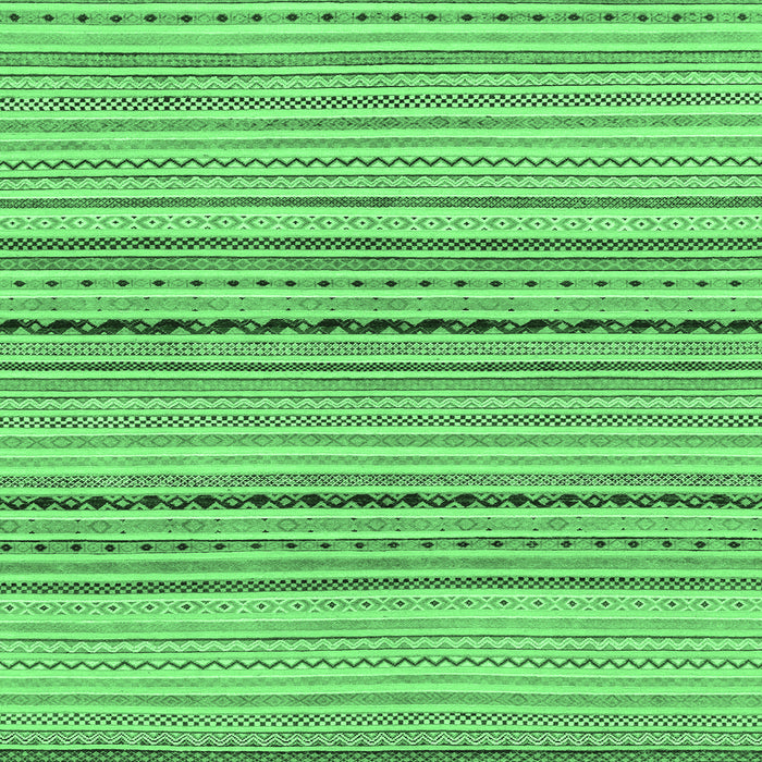 Square Abstract Emerald Green Modern Rug, abs2205emgrn