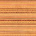 Square Abstract Orange Modern Rug, abs2205org