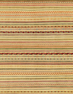 Abstract Chocolate Brown Modern Rug, abs2205