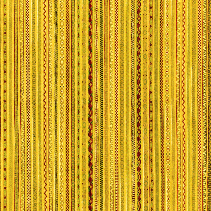 Square Abstract Yellow Modern Rug, abs2205yw