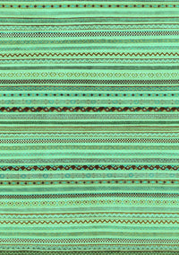 Abstract Turquoise Modern Rug, abs2205turq