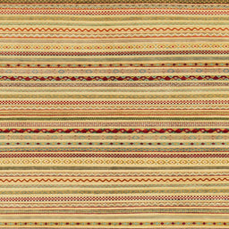 Square Abstract Chocolate Brown Modern Rug, abs2205