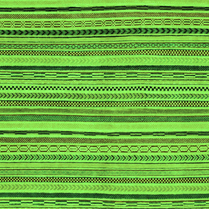 Machine Washable Abstract Green Modern Area Rugs, wshabs2206grn