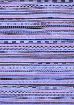 Abstract Blue Modern Rug, abs2206blu
