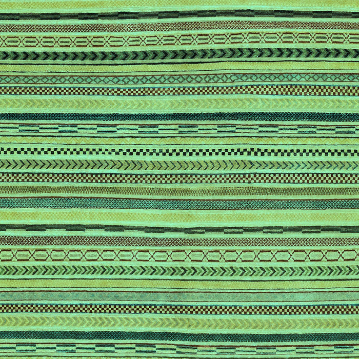 Machine Washable Abstract Turquoise Modern Area Rugs, wshabs2206turq