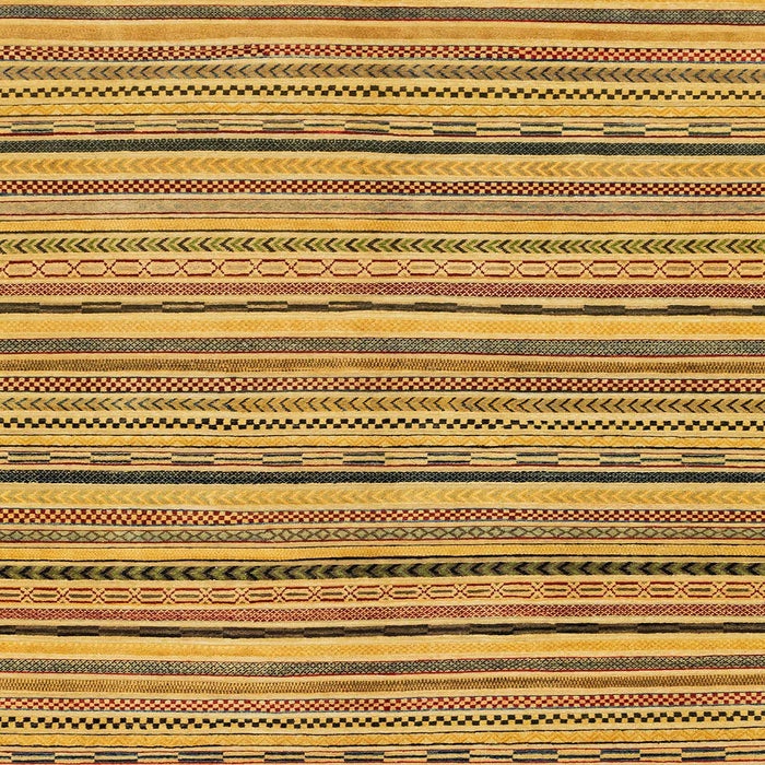 Square Abstract Orange Modern Rug, abs2206