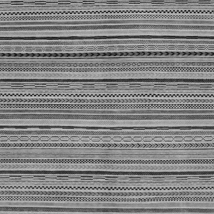 Square Abstract Gray Modern Rug, abs2206gry