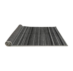 Sideview of Abstract Gray Modern Rug, abs2207gry
