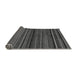 Sideview of Abstract Gray Modern Rug, abs2207gry