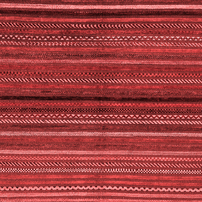 Machine Washable Abstract Red Modern Rug, wshabs2207red