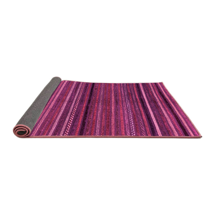 Sideview of Abstract Pink Modern Rug, abs2207pnk