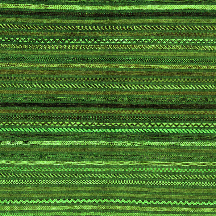 Abstract Green Modern Rug, abs2207grn