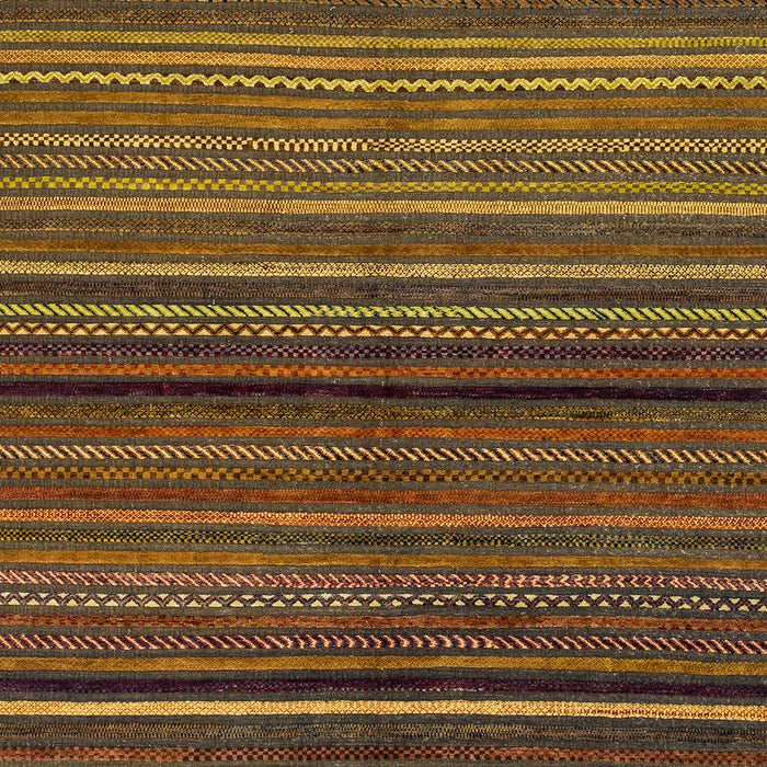 Machine Washable Abstract Red Brown Rug, wshabs2207