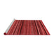 Modern Red Washable Rugs