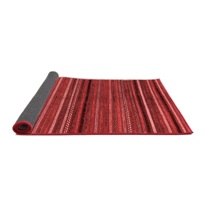 Abstract Red Modern Area Rugs