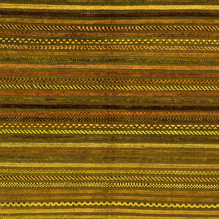 Abstract Yellow Modern Rug, abs2207yw