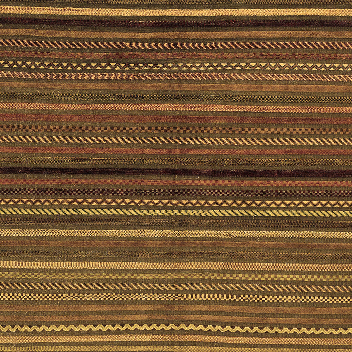 Machine Washable Abstract Brown Modern Rug, wshabs2207brn