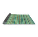 Sideview of Abstract Light Blue Modern Rug, abs2208lblu