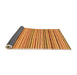 Sideview of Abstract Orange Modern Rug, abs2208org