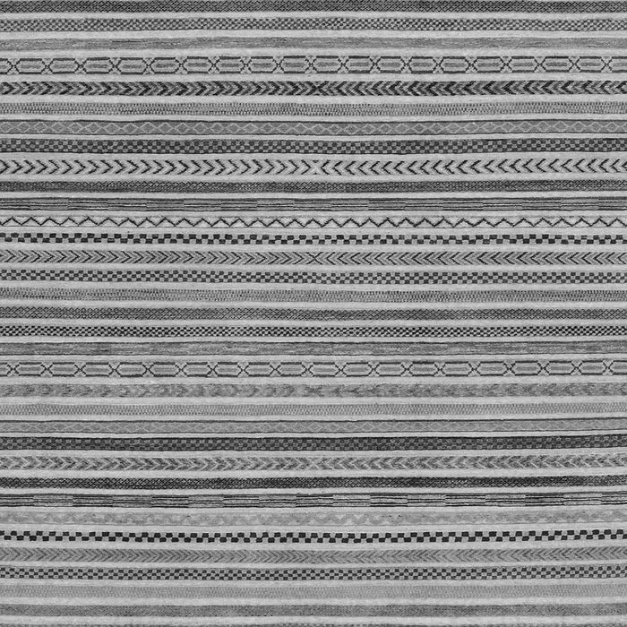 Square Machine Washable Abstract Gray Modern Rug, wshabs2208gry