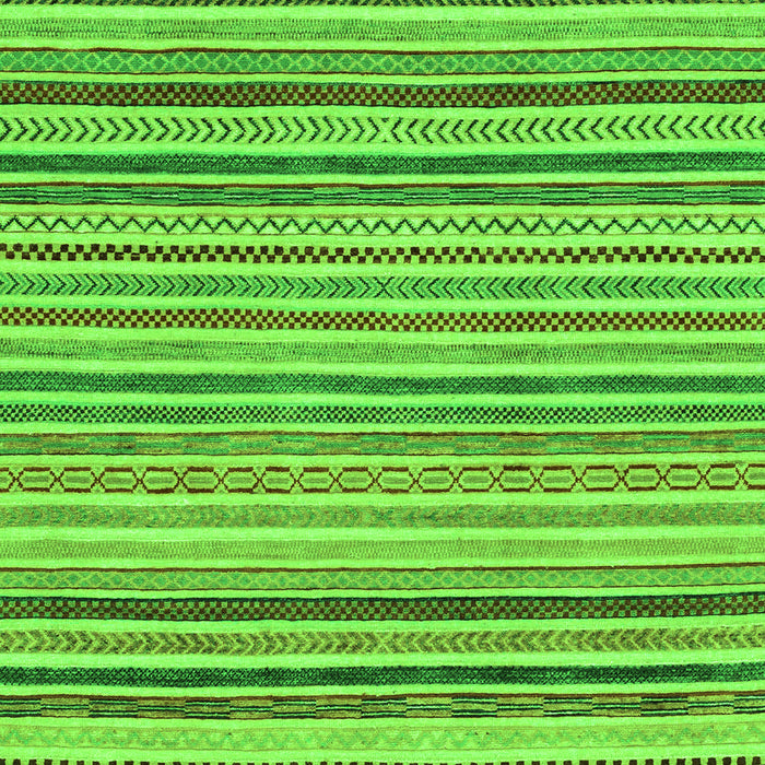 Machine Washable Abstract Green Modern Area Rugs, wshabs2208grn